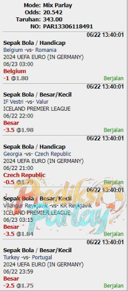 Prediksi Parlay 5 Tim